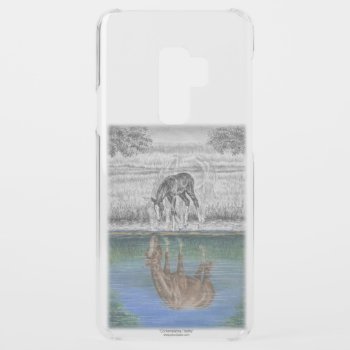 Foal Water Reflection Of Horse Uncommon Samsung Galaxy S9 Plus Case by KelliSwan at Zazzle