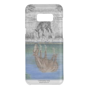 Foal Water Reflection Of Horse Uncommon Samsung Galaxy S8  Case by KelliSwan at Zazzle