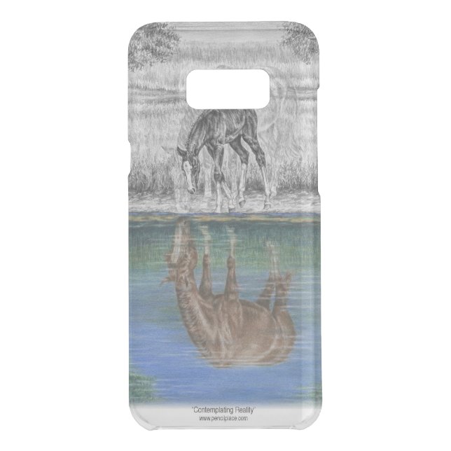 Foal Water Reflection of Horse Uncommon Samsung Galaxy Case (Back)