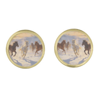 Foals at Play Cufflinks