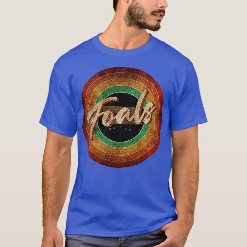 Foals Vintage Circle Art T_Shirt