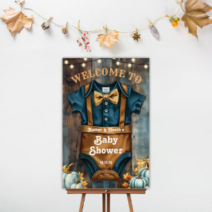 Foam Board A Little Pumpkin Romper Welcome Sign