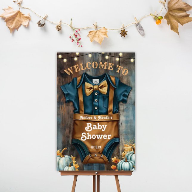 Foam Board A Little Pumpkin Romper Welcome Sign  (Creator Uploaded)