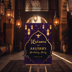 Foam Board Arabian Nights Welcome Sign Poster