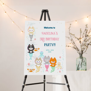  Foam Board Banners Welcome to the birthday party