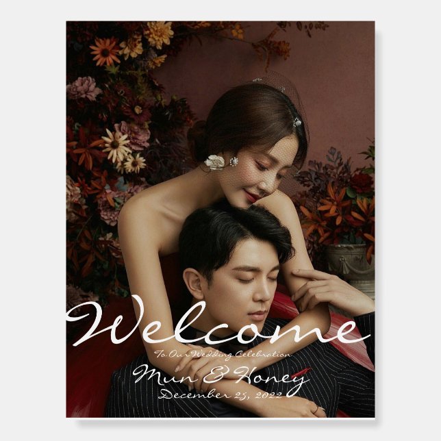 Foam Board Decor Wedding (Front)