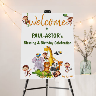 Foam Board Welcome Sign