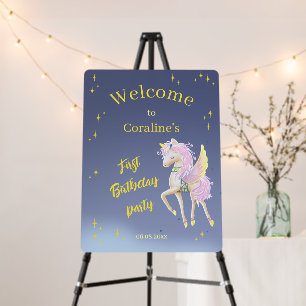 Foam Boards for the first birthday Welcome