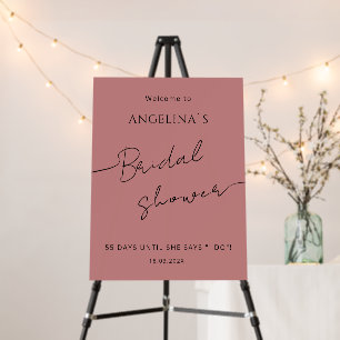 Foam Boards Welcome for bridel shower