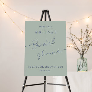 Foam Boards Welcome for bridel shower