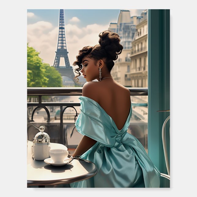 Foam Core Poster Board | Girl In Paris (Front)