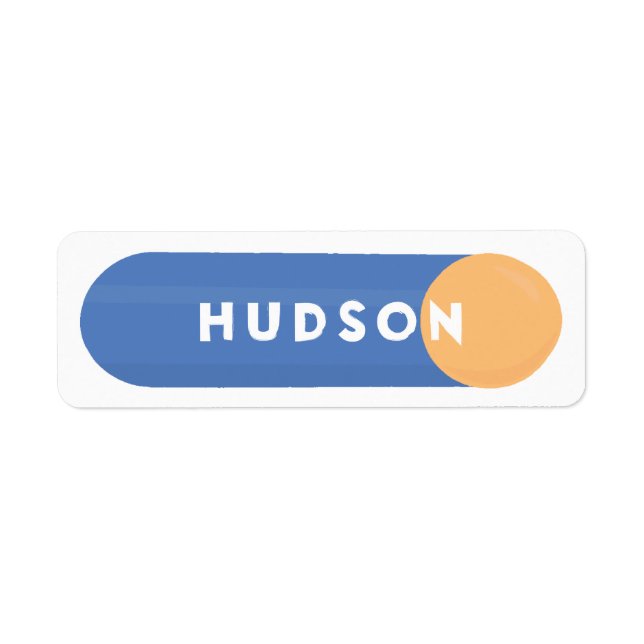 Foam dart custom design  label (Front)