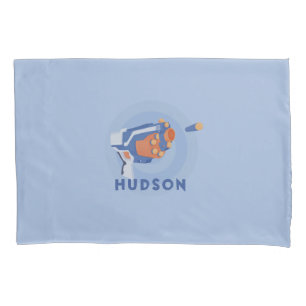 Foam dart gun custom design pillow case