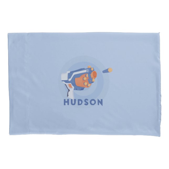 Foam dart gun custom design pillow case (Front)