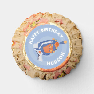 Foam dart gun party design reese's peanut butter cups