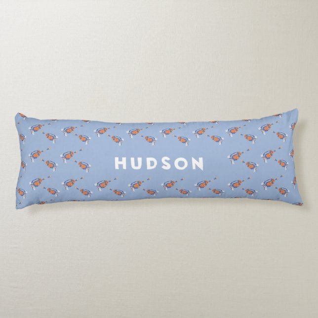 Foam dart guns custom design body pillow (Back)