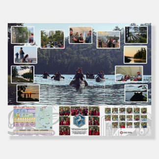 Foam Poster of the Canoe Trails 2025 Canadian Trip