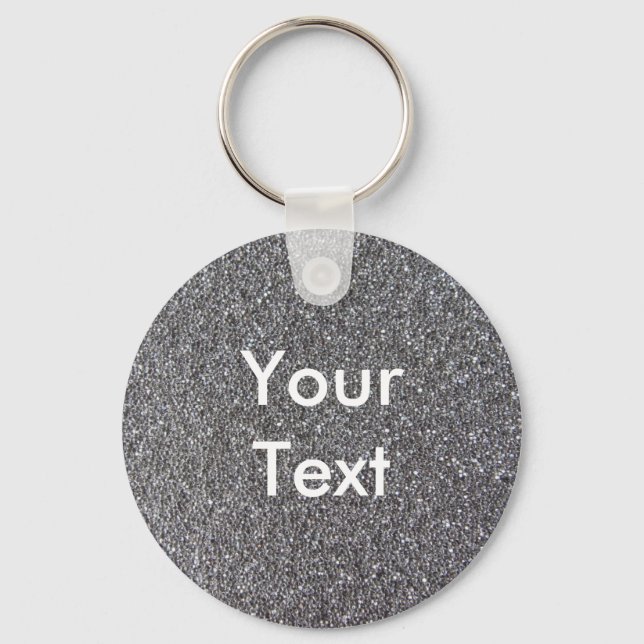Foam Rubber Grey Keychain (Front)