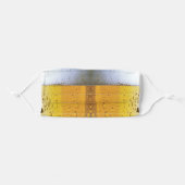 Foaming Beer Glass Adult Cloth Face Mask (Front, Folded)