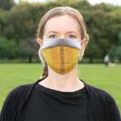 Foaming Beer Glass Adult Cloth Face Mask (Outside)