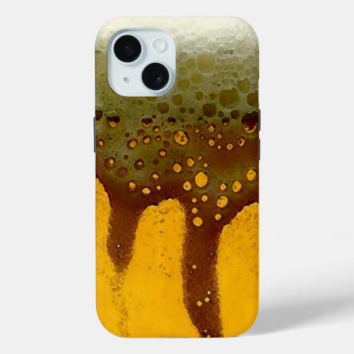 Foamy Beer iPhone 15 Case