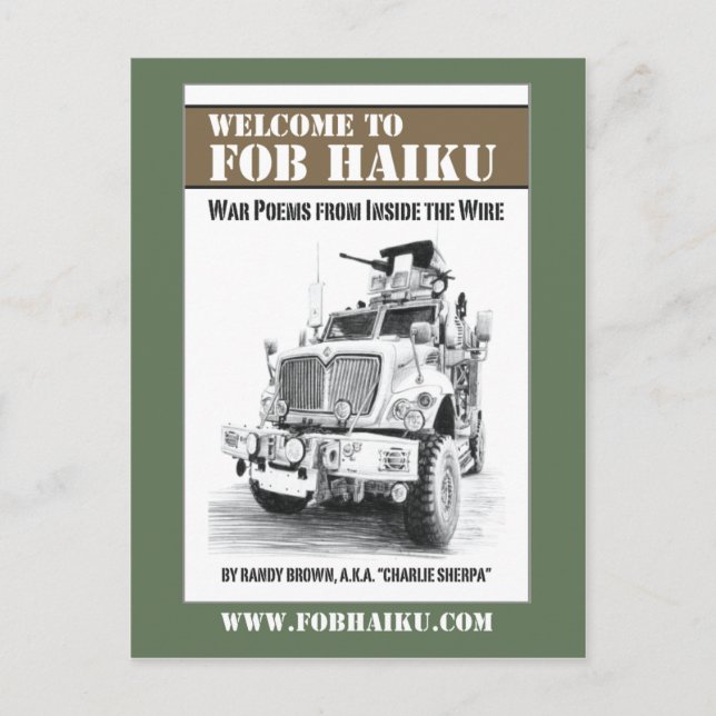 FOB Haiku book cover postcard (Front)
