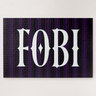 FOBI Fear of Being Included Antisocial Humor Jigsaw Puzzle
