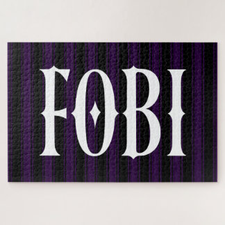 FOBI Fear of Being Included Antisocial Humor Jigsaw Puzzle