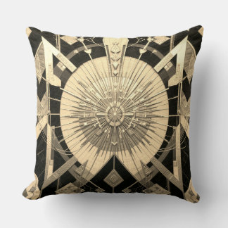Focal Yantra Polyester 51 x 51 cm Throw  Throw Pillow