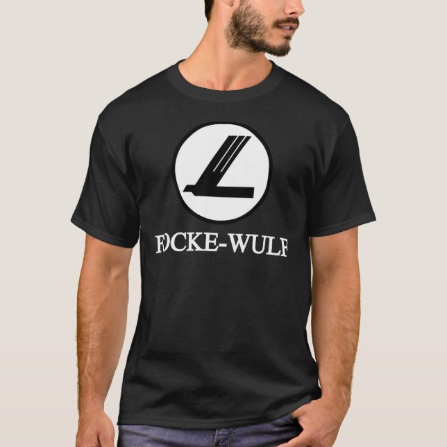 Focke-Wulf Aircraft Logo (White) Essential T-Shirt (Front)
