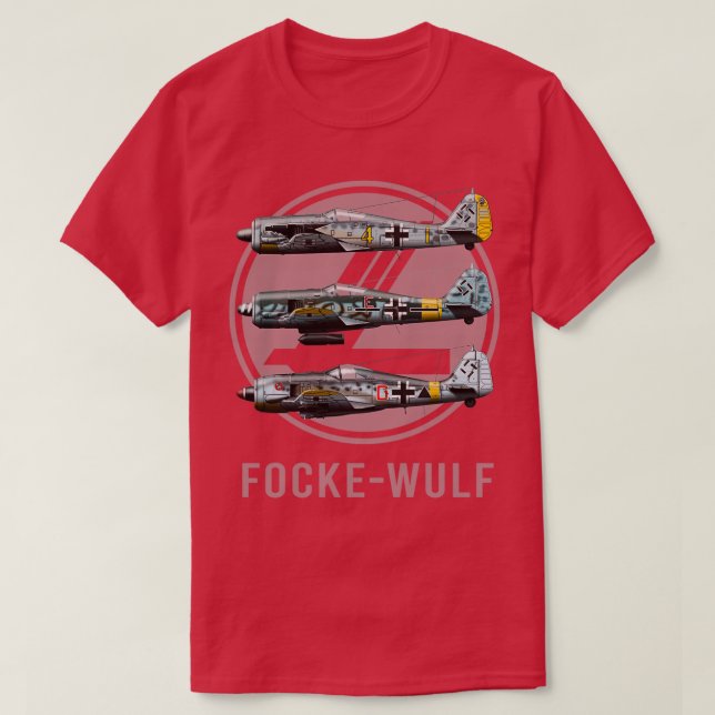 Focke Wulf FW190 Collection watermark T-Shirt (Design Front)