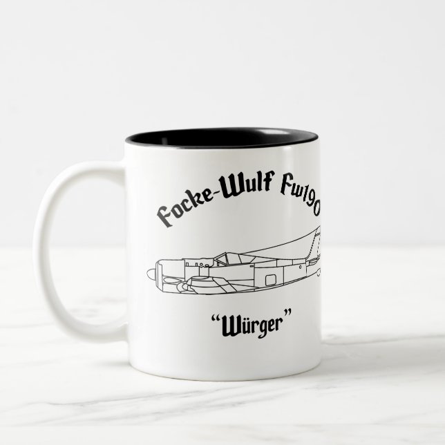 Focke-Wulf Fw190 Two-Tone Coffee Mug (Left)