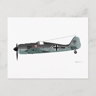 Focke-Wulf FW-190 Postcard