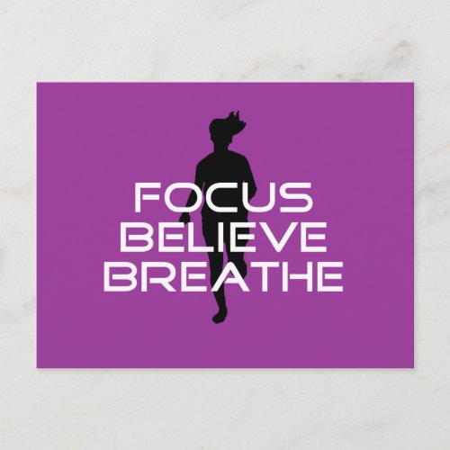 Focu Believe Breathe Postcard