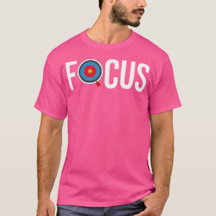 Focus Archery Coach Team Bow Arrow Kid T-Shirt