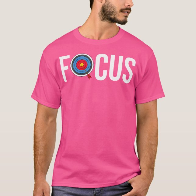 Focus Archery Coach Team Bow Arrow Kid T-Shirt (Front)
