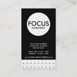 focus company business card