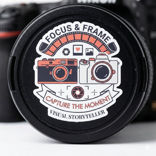 Focus & Frame: Visual Storyteller Photography Sticker (Creator Uploaded)