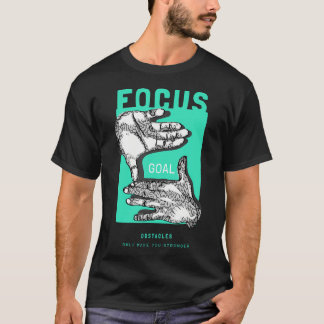 Focus Goal Black Green Glow 3S Matching Tee For Me