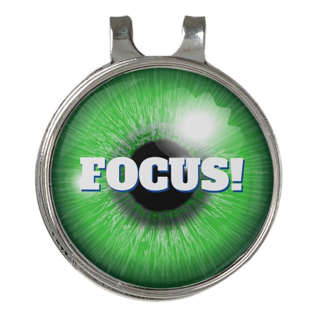 FOCUS Golf Ball Marker  Golf Hat Clip (Front)