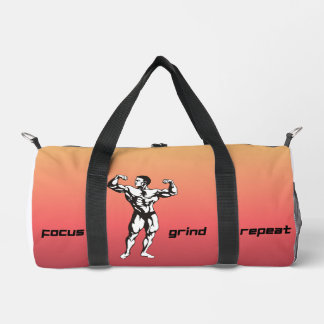 Focus Grind Repeat | Motivational Fitness Duffle Bag