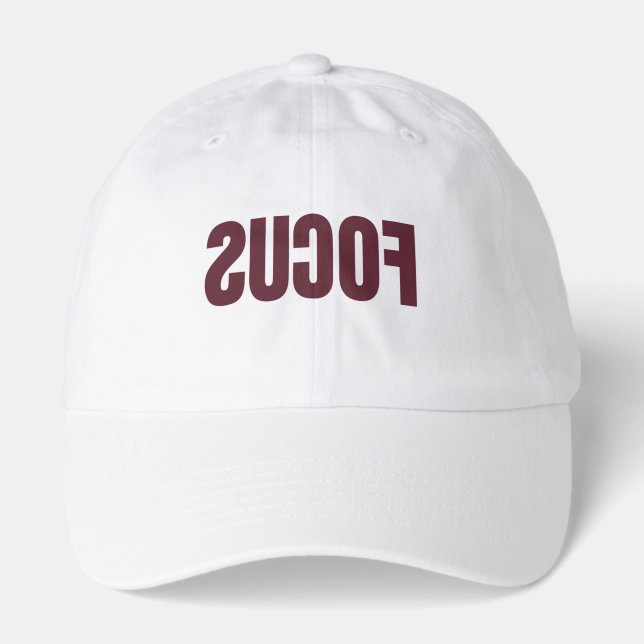 FOCUS inverted funny meme  Hat (Front)