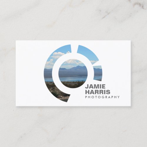 FOCUS LOGO I for PHOTOGRAPHER Business Card