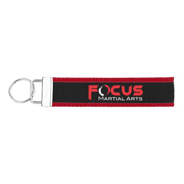Focus Martial Arts Lanyard Wrist Keychain (Keys on Left)