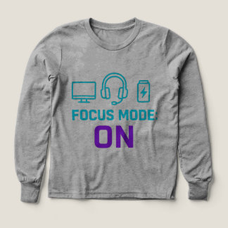 Focus Mode ON – Minimalist Tech Tri-Blend Shirts