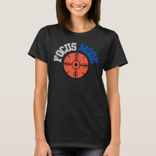 Focus Mode Target Icon Productivity Inspirational T-Shirt