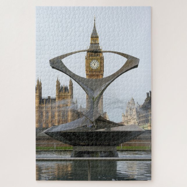 Focus on Big Ben - London - 20x30 - 1014 pcs. Jigsaw Puzzle (Vertical)