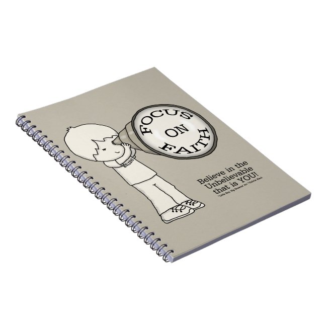 Focus On Faith Notebook (Right Side)