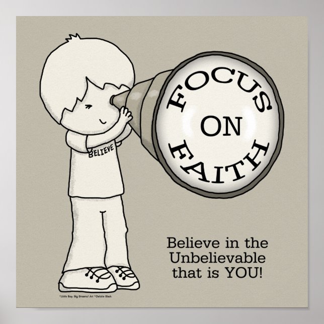 Focus On Faith Poster (Front)