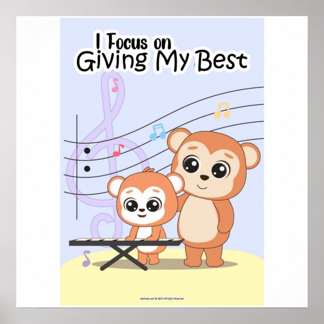 Focus on giving your best Wall art (Front)